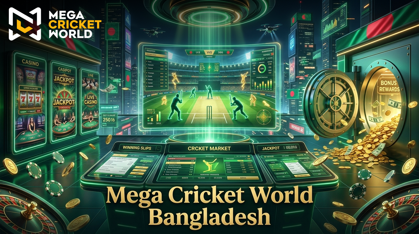 Mega Cricket World casino and betting app available for players from Bangladesh